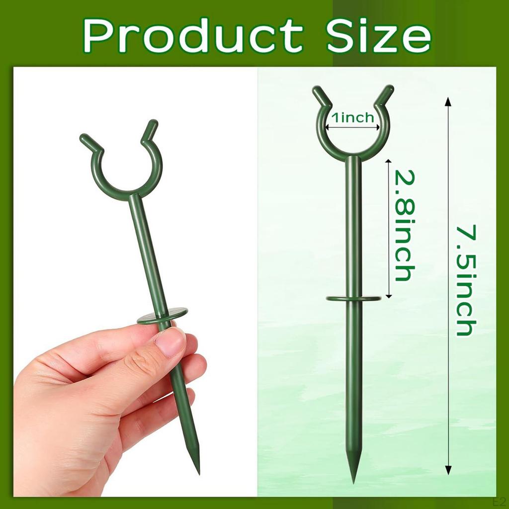 10Pcs Garden Hose Guide Green Plant Protection Lawn Yard Holder Keeps Out of Flower Beds
