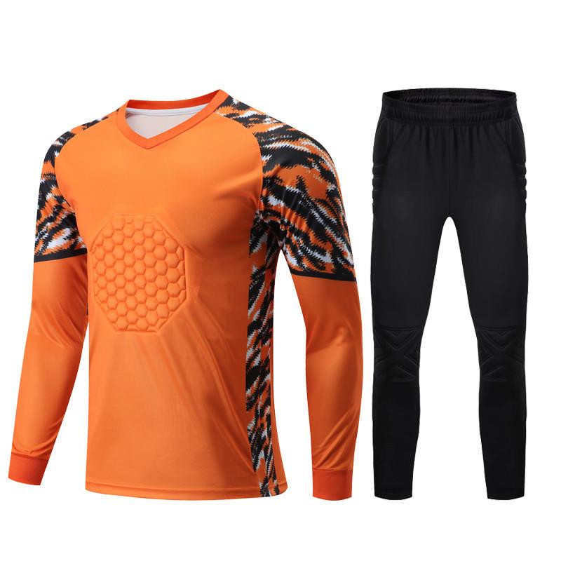 

Футбольная детская вратарская форма, дизайн с длинным рукавом, легкая ткань, для улицы Kid 130cm