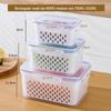 Multi-Purpose Kitchen Storage Box: Microwave & Freezer Safe, Sealed Plastic Container for Fresh Produce and Lunch Storage