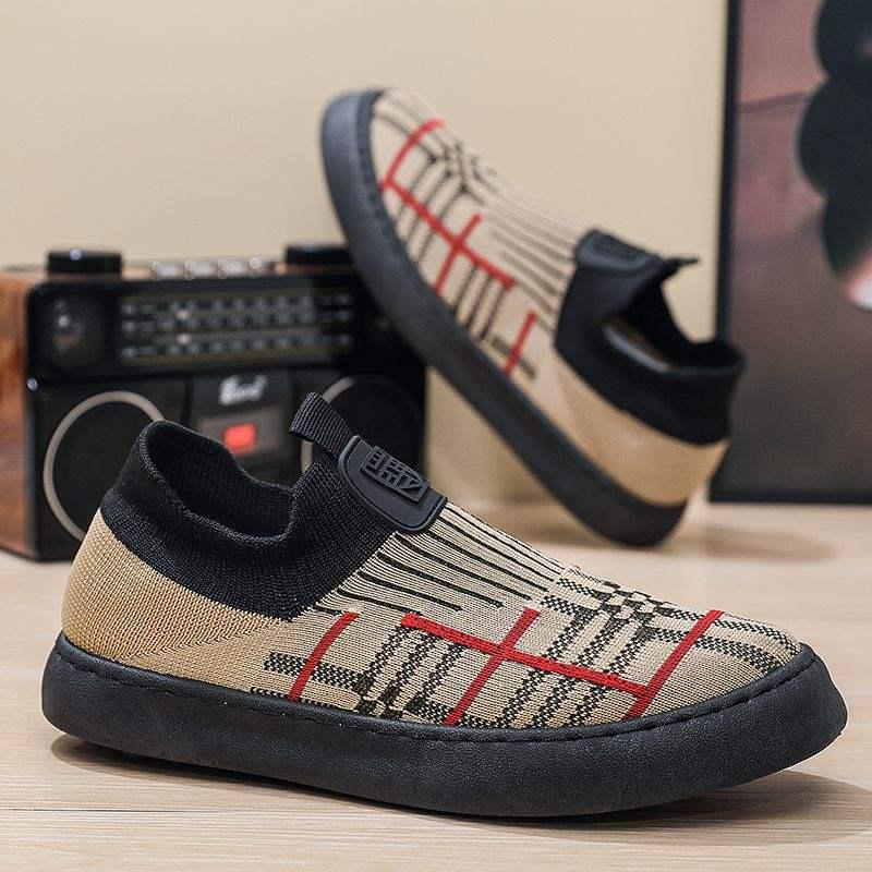 Men's Summer Linen Slip-on Canvas Shoes - Korean Style Casual Breathable Board Shoes