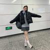 Winter women's bread clothes padded jacket women's trend personalized street short stand-up collar padded clothes