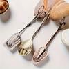1PC Multifunctional Zinc Alloy Metal Spoon Salad Clip Exquisite Party Self-service Clip Tray Cake Birthday Party Tableware Clip