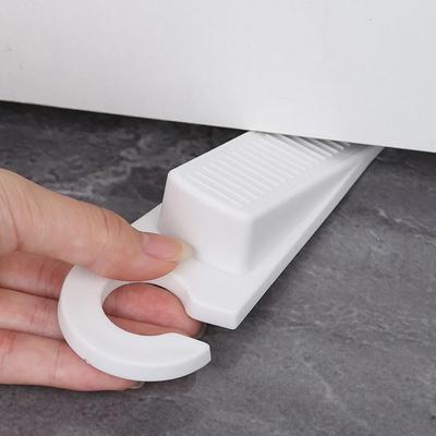 Door Stopper Floor Slanted Wedge Floor Stackable Stops Indoor Door Stopper Duty Rubber Floor Stop Prevents Doors From Closing