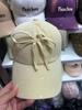 Fashion Hat Korean black and white polka dot bow baseball cap female versatile sweet cute niche design show face small cap
