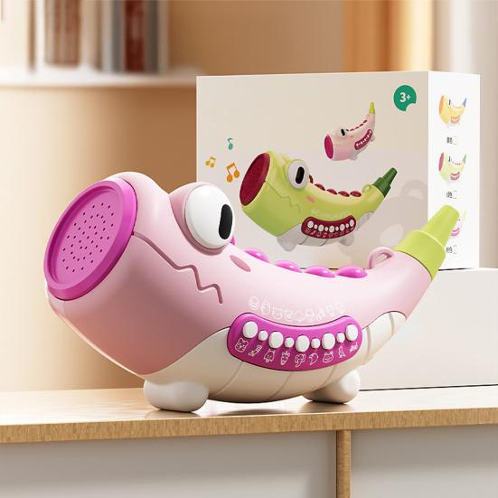 Kids Animal Caller Toy with 30 Realistic Sounds Farm Forest Dual Modes Educational Trumpet Toddlers Boys Girls