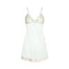 Women's Plus Size Lace Mesh Sheer Cami Sleep Dress with Robe Costume Set