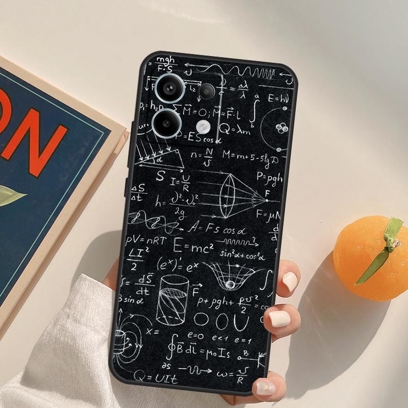 Wissenschaft Chemie Koffein Hülle Für Xiaomi Redmi Note 13 Pro 9 10 11 12 14 Pro 10S 11S 12S Redmi 14C 13C 10C 12C Hülle