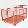 Silent Cage Trolley with Fence for Warehouse and Supermarket Logistics