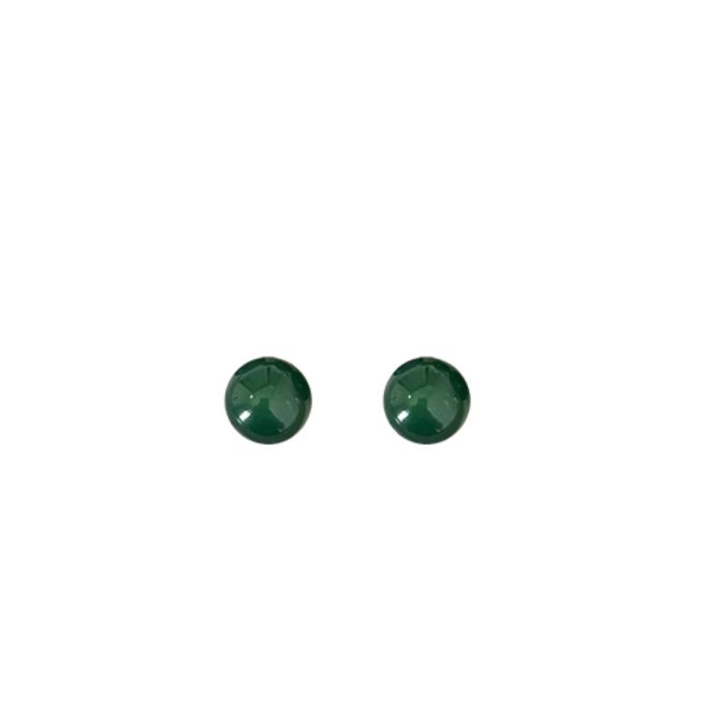 Elegant Green Agate Pearl Earrings: Chinese-Style, Uniquely Luxurious and High-End Design for Women