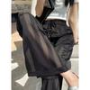 Wide Leg Pants for Women's Summer Loose Air Conditioning Pants Split Casual Pants Thin Mesh Straight Leg Pants