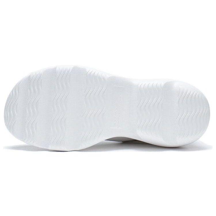 Li-Ning Puff Fabric Suede High-Top Sports Casual Shoes Women Sneakers White AZGS112-1