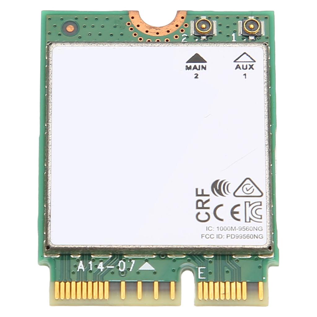 Netzwerkkartenmodul 1550i 9560NGW Dualband 1,73 Gbit/s Drahtlos BT5.0 M.2 NGFF WLAN-Karte für Windows10 Laptop