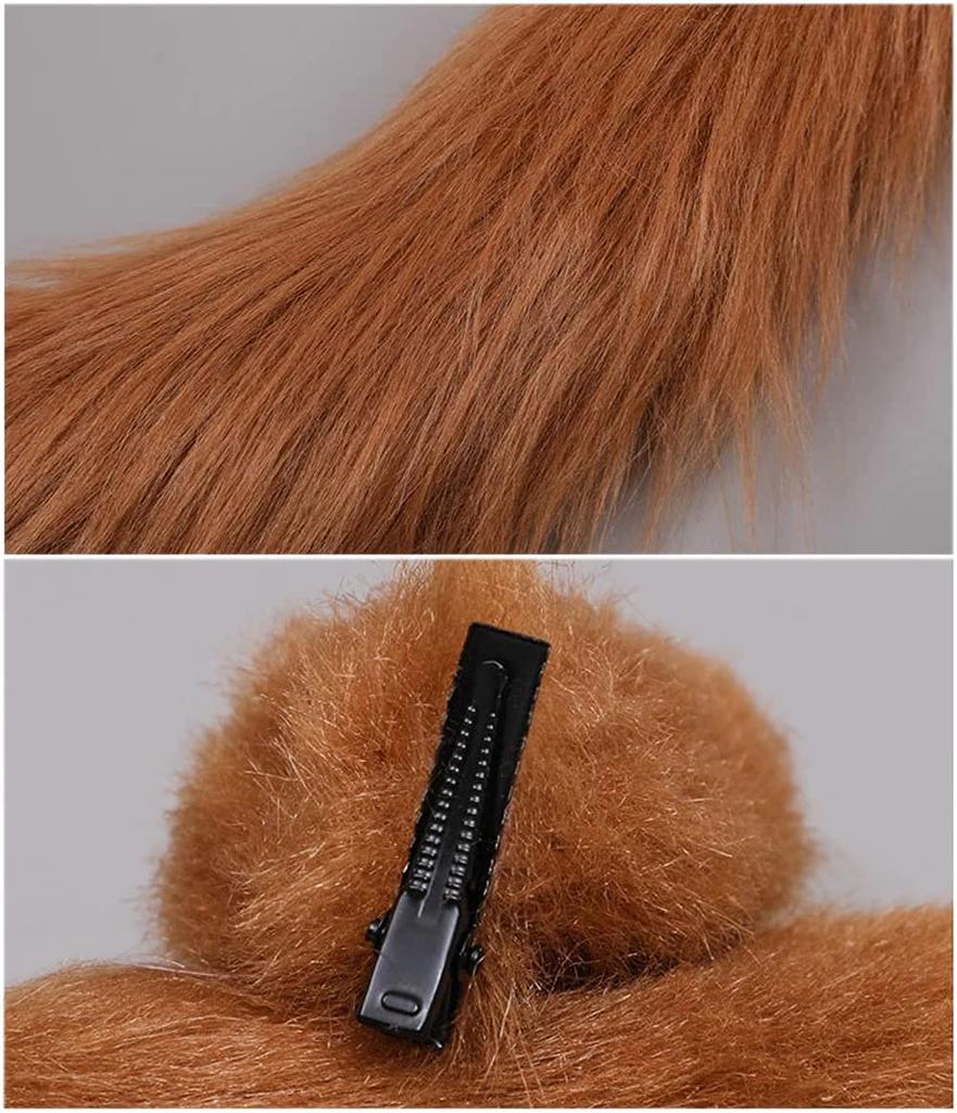 DIROLVON Uma Musume Mayano Top Gun Horse Ears and Tail Cosplay Prop for Halloween, Christmas, and Festivals