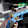 Continuous Firing Toy Gun SIG17 Shell Ejceting AutomaticEVA Foam Blaster Outdoor CS Shooting Weapons Pistol for Kids Gift