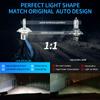 2PCS 12V Canbus Car Lights H4 HB2 H7 Hi/Lo Beam 6000K Fanless White H1 H8 H11 Led Headlight Bulbs 9005 HB3 9006 HB4 Fog Light