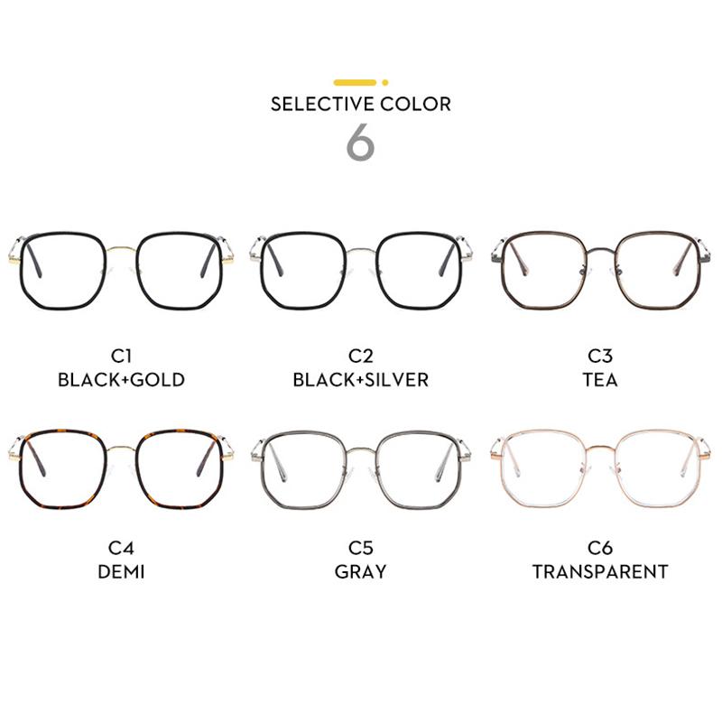Myopia Glasses Fashion Anti Blue Light Blocking Men Women Eyewear Office Computer Glasses TR-90 Photochromic Optical Eyeglasses