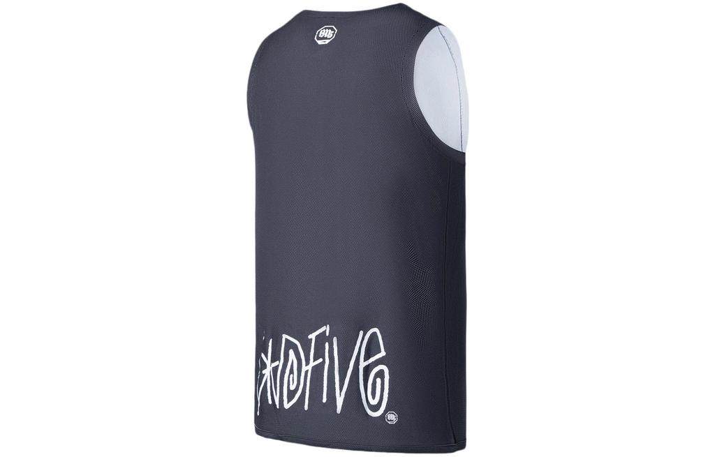 Li Ning Badfive Basketball Jersey Men's Black Basic White AAYR371-6