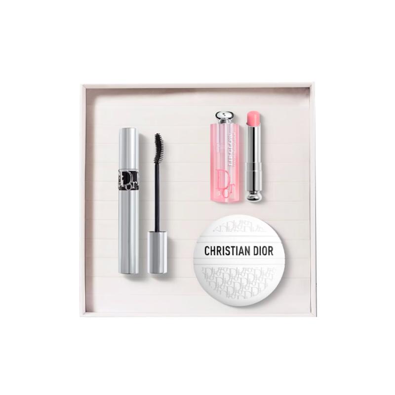 Подарочная коробка макияжа Dior Mascara #090 Black+Cream 50ml+Lipstick #001