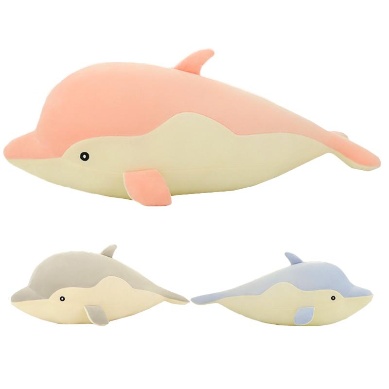 Doll Cute Dolphin Plush Toy Soft Animal Ocean Sea Stuffed Pillow Children Toys
