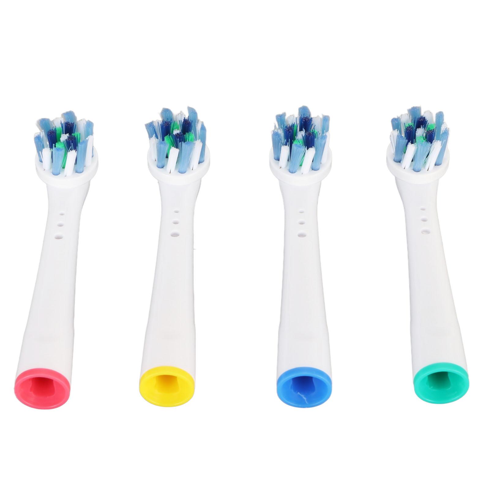 

4 шт. Насадки для электрической зубной щетки с мягкой щетиной, набор насадок для щетки, замена для Oral B Braun D12 D10