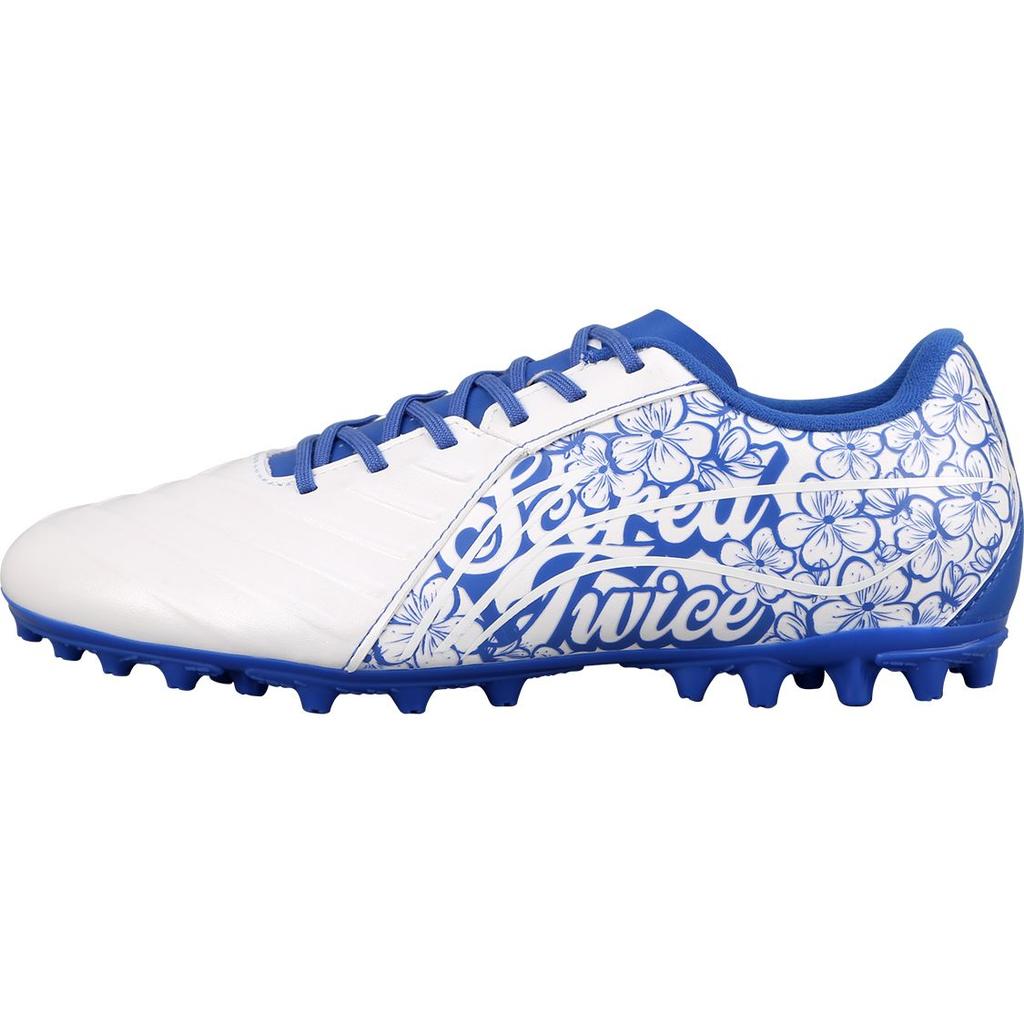 Li Ning Kids MG Stud Mid-Range Short Grass Training Shock Absorption Low-Top Basketball Shoes Kids Basketball Shoes Blue-and-White-Porcelain YSFT014-2