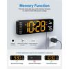 M-Modern-Digital Wall Clock With Remote Control Large LED Display Alarm Clock For Office, Classroom, Bedroom