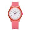 Q&Q SmileSolar Watch Solar Analog Matching Style Waterproof Urethane Belt RP26-007 Pink