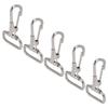 5Pcs Snap Hooks 304 Stainless Steel Metal Clips for Keychain Linking Dog Leash Collar 29mm