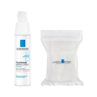 La Roche‑Posay Toleriane Dermallergo Creme 40 ml + Wattepads 30 Stück — 1 Set