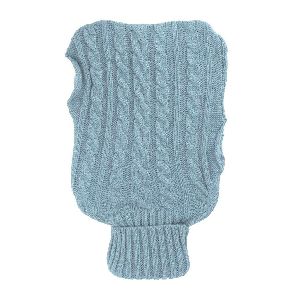 Hot Water Bag Rubber Explosionproof Water Injected Hand Warming Bag with Knit Hand Insert Cover Large