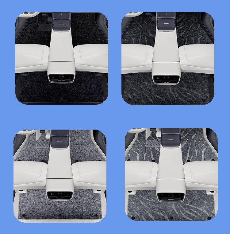 Zhijing L7 Full-Coverage Eco-Friendly Leather Floor Mats for Car Interior Protection