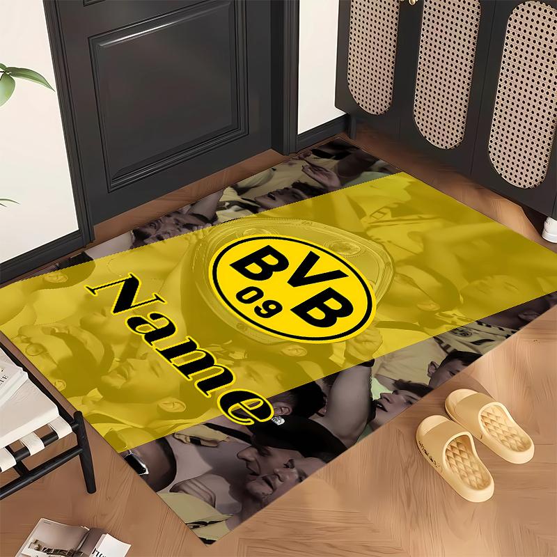 BVB (1) Personalized name Office Carpet Stylish Decor for Living Room Bedroom Kitchen