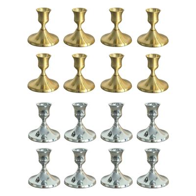Retro Taper Candle Holders Iron Candlestick Holders for Home Dinning Table Centerpiece Wedding Holiday Party Chrismas