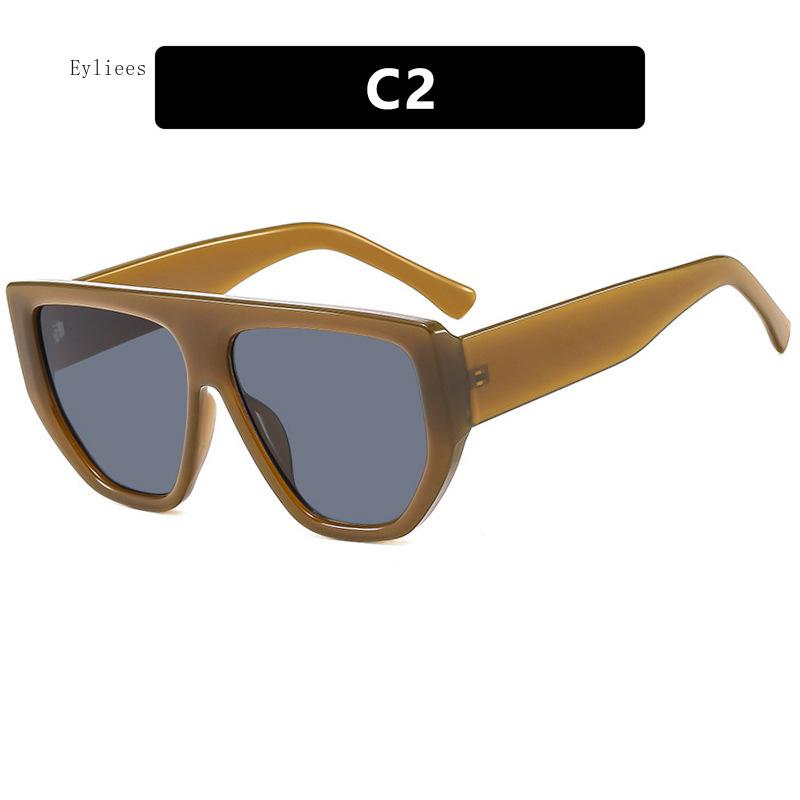 Square Large Size Men'S Sunglasses Retro Women Suneyeglass Sunscreen Luxury Replica  Sunglasses For Men