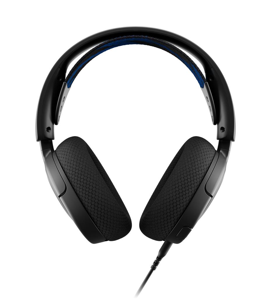 SteelSeries Arctis Nova 1P Gaming Headset Headphones for PlayStation 5 - Lightweight, Wired, Closed-back, Two-way Microphone, Noise Cancelling, Spatia