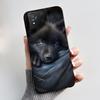 Custodia per Asus ROG Phone 8 Custodia per Telefono ROG 8 Pro Lusso Carino Coniglio Amore Divertente Nero Morbido TPU Silicone Cover Posteriore Protettiva