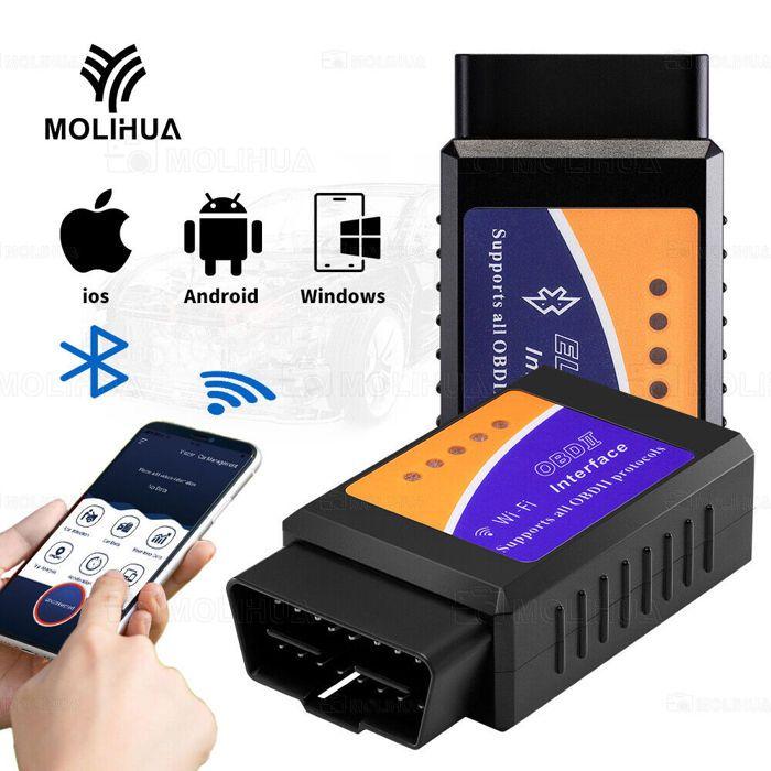 Appareil de diagnostic - ELM327 - OBD2 - Bluetooth/WIFI - Universel - Testeur de voiture