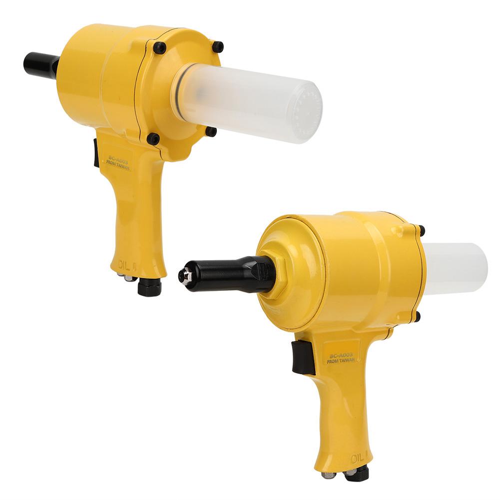 Pneumatische Nietmaschine Luftnietmaschine Leichtgewicht Holzbearbeitung Nietwerkzeug Stoßfest 2 Klauen