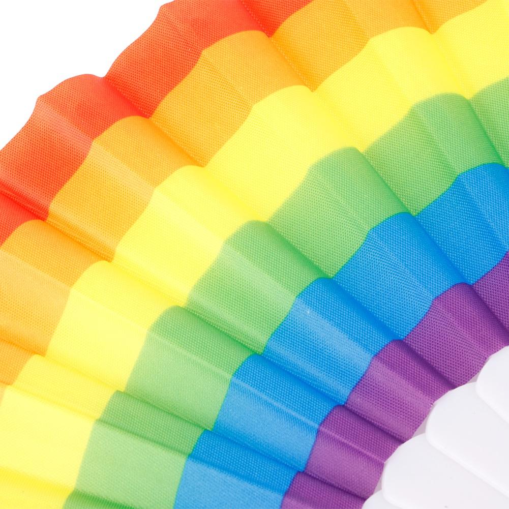 5Pcs Handheld Folding Fan   Hand Fan Stage Performance Party Decoration