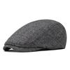 Lattice Pattern Cotton Beret  Hat For Men With Adjustable Casual Outdoor Travel