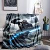 Giant Monster Rampage Throws Blanket Flannel Blankets Plush for Couch Bed Gifts for Men Women Travel picnic blanket Christmas fan gifts
