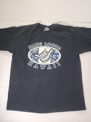 Hang Loose Hawaii Steve & Barry's Blue Size XL T-Shirt Unisex T-Shirt