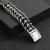 Cast Wolf Dog Head Bracelet for Men Cool Jewelry - Stainless Steel 316L - KB184389-KJX