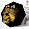 1pc King Skull Automatic Open/Close Umbrella, Portable Folding Umbrella, Compact Travel Umbrella For045