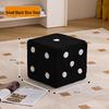 Lamb Velvet Dice Stool