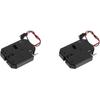2Sets Electronic Cabinet Lock, DC 12V 2A Electromagnetic Electric Control Cabinet Drawer Lockers Carbon Steel Solenoid Cabinet Spring Lock Mini