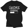 Short Sleeve Tees Men's T-shirt Christmas Loading T Shirt Happy New Year Graphic Tshirt Christmas Fashion Men's Brand Shirt Tops