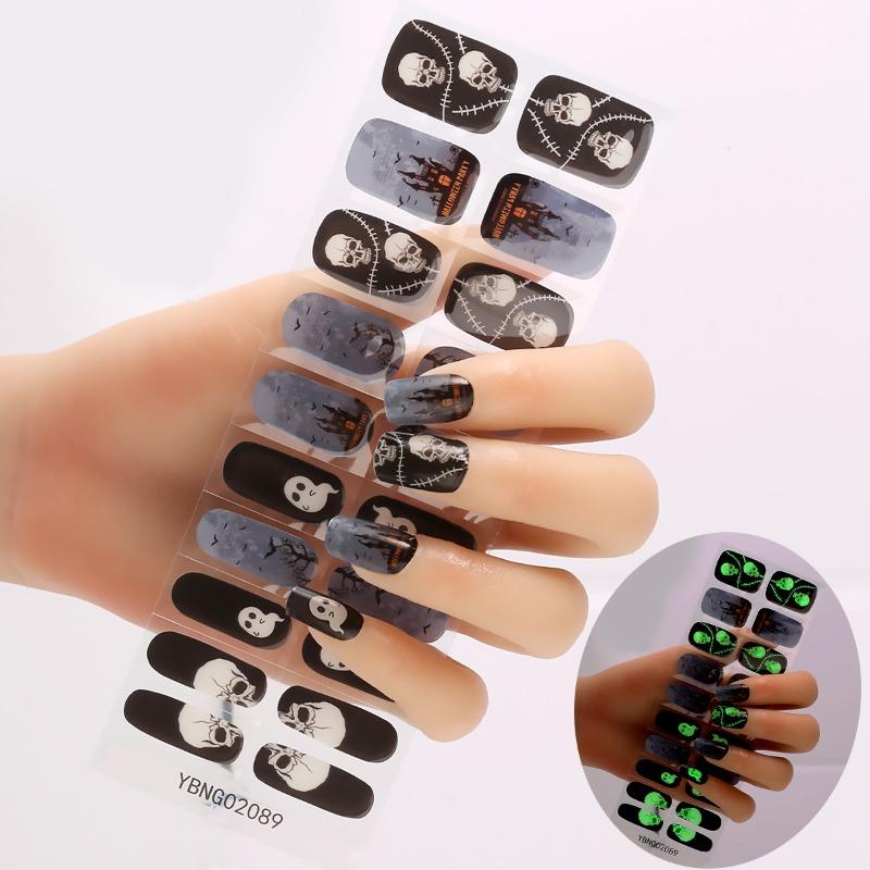 Semi-curing Light Therapy Nail Stickers Gel Nail Stickers Semi-curing Light Lamp Nail Stickers Harden, Last Long and Are Waterproof