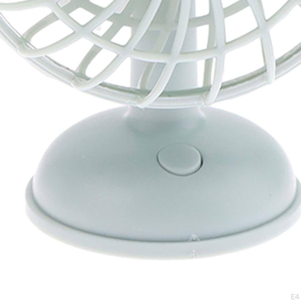 Puppenhaus Schreibtischventilator Zubehör 1:12 Skala 1/6 Verstellbarer Mini-Tisch für Party