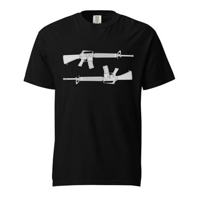 US MILITARY M16 RIFLE T-Shirt Gun Rights A2 5.56mm Comfort Colors Garment Dyed Unisex T-Shirt
